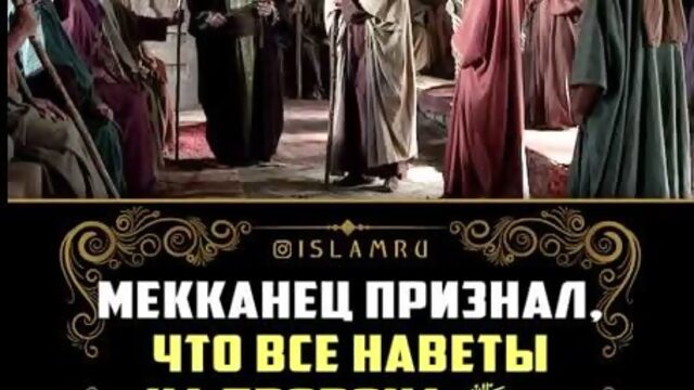 Мекканец признал, что все наветы на Пророка ﷺ – ложь