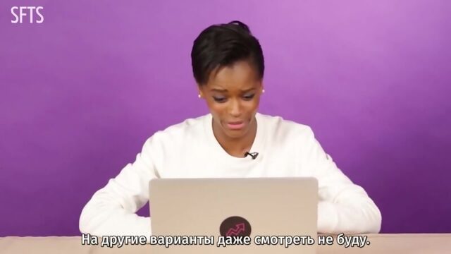 [RUS SUB] Letitia Wright Got Shuri In Our “Which Black Panther Lady Are You“ Quiz