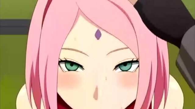 Sakura Haruno - POV; oral sex; minet; blowjob; deepthroat; facefuck; swallow cum; cum eating; 3D sex porno hentai; [Naruto]