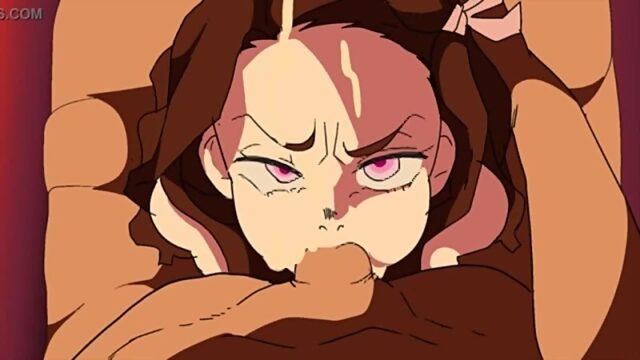 Demon Slayer animated sound 2D hentai porn