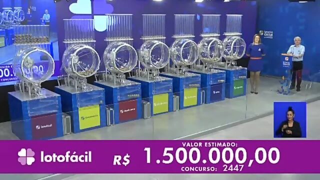 RedeTV - Resultado da Lotofácil - Concurso nº 2447 - 12/02/2022