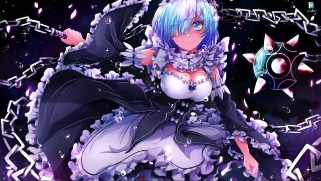 Rem и её Моргенштерн из аниме RE Zero - живые обои для Wallpaper Engine