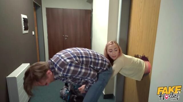 FakeHostel FakeHub Jenny Wild Stuck In A Door 2020.10.26, All Sex, Blowjob, Facial, Threesome